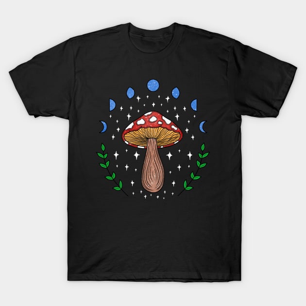 Celestial Mushroom w/ no back T-Shirt by Ur Local Hippie